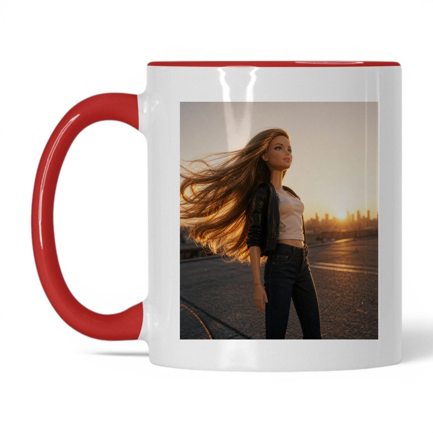 Main Character Doll Face Coffee Mug