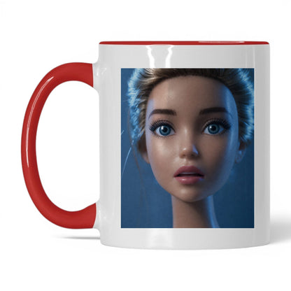 Anxious Doll Face Coffee Mug