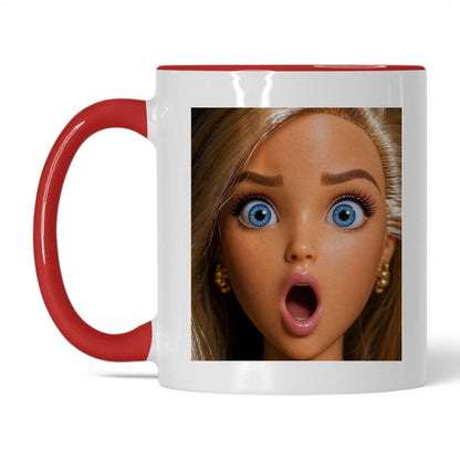 Offended Doll Face Coffee Mug