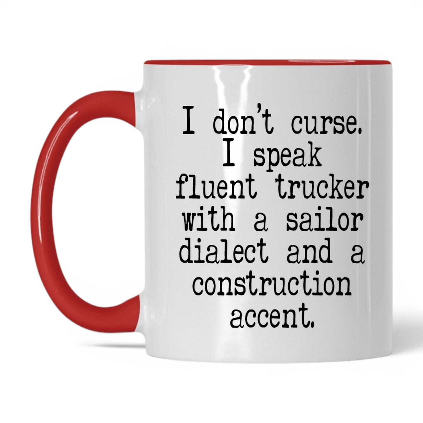 Fluent Trucker Sailor Dialect Mug – 11oz White/Red Mug