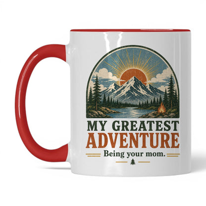 My Greatest Adventure Mug – 11oz White/Red Mug
