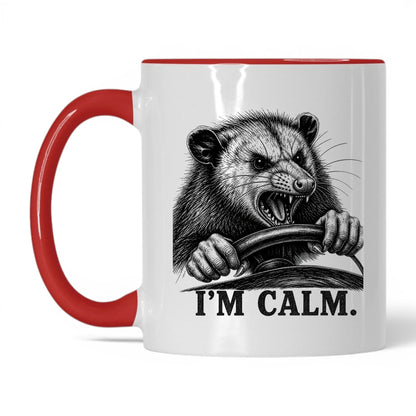 I'm Calm Opossum Coffee Mug
