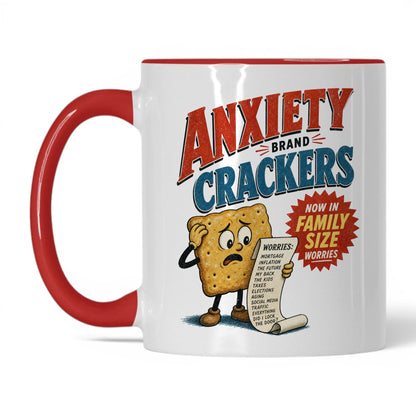 Anxiety Brand Crackers Coffee Mug