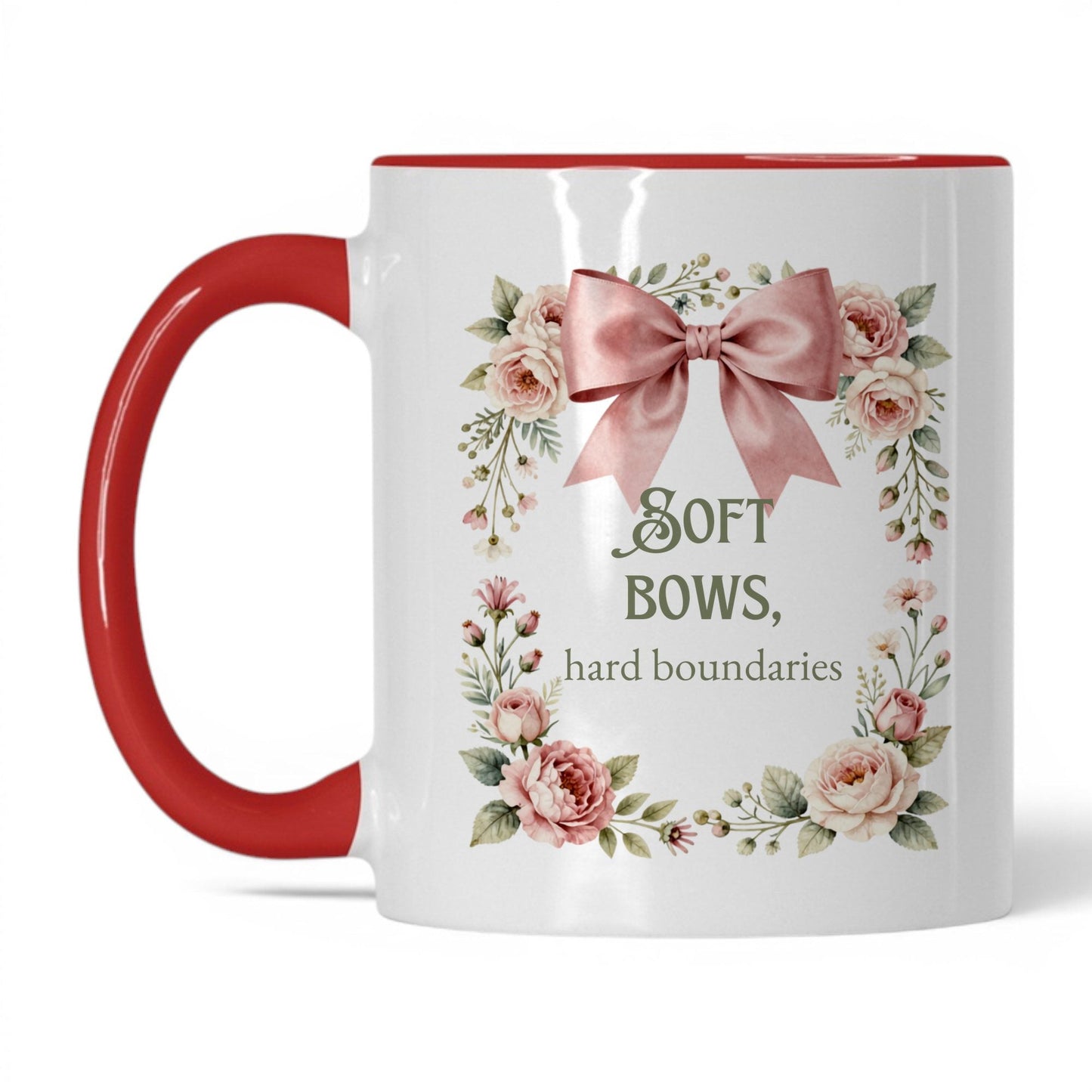 Soft Bows Hard Boundaries Coffee Mug