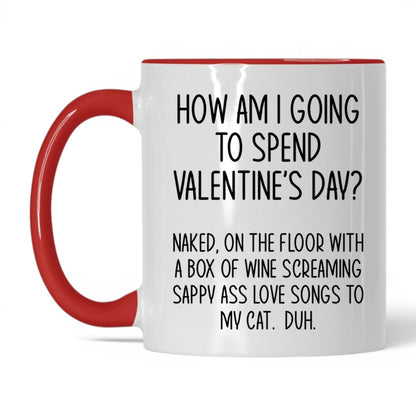 Wine and Screaming Into the Void Mug – 11oz White/Red Mug