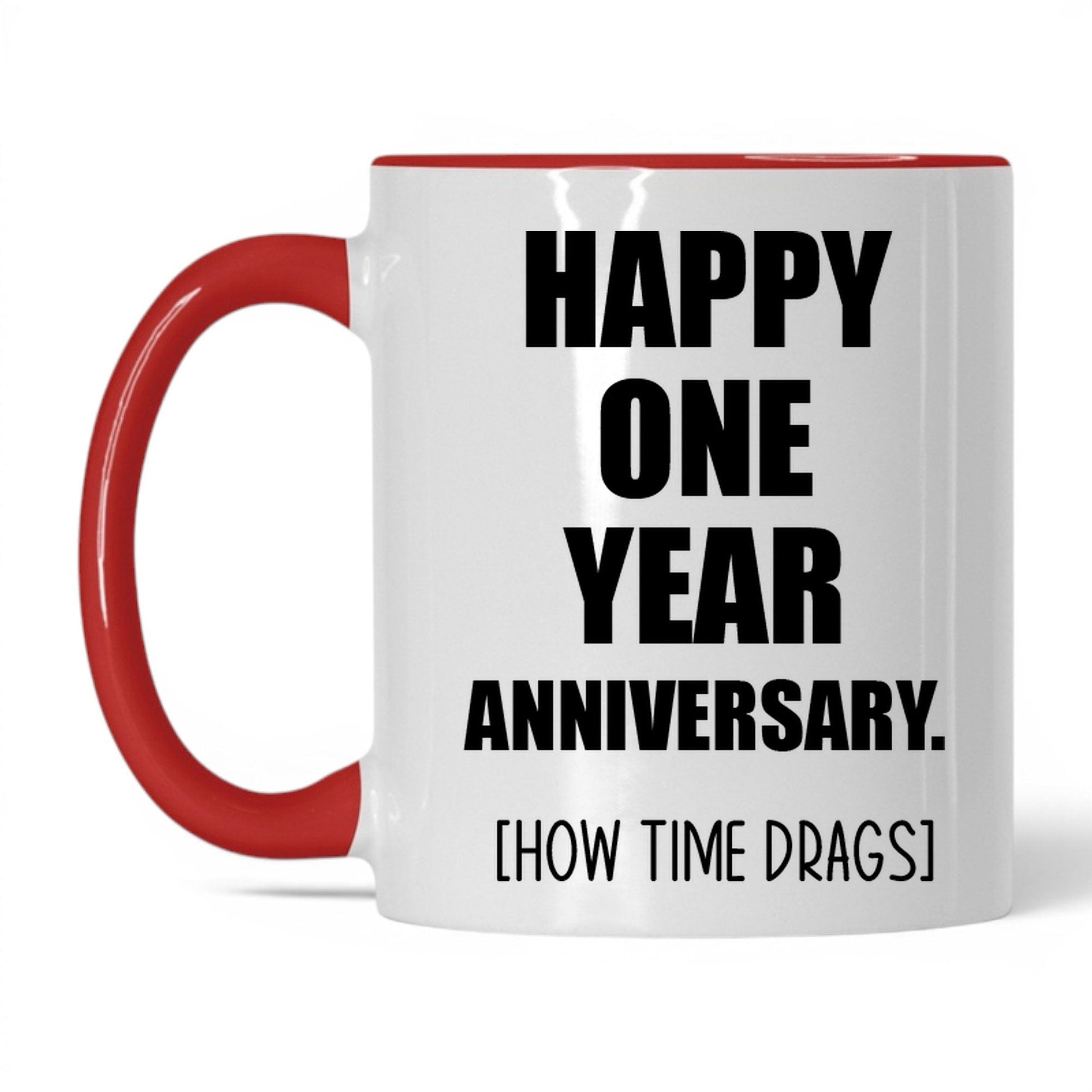 Happy Anniversary How Many Drinks Mug – 11oz White/Red Mug