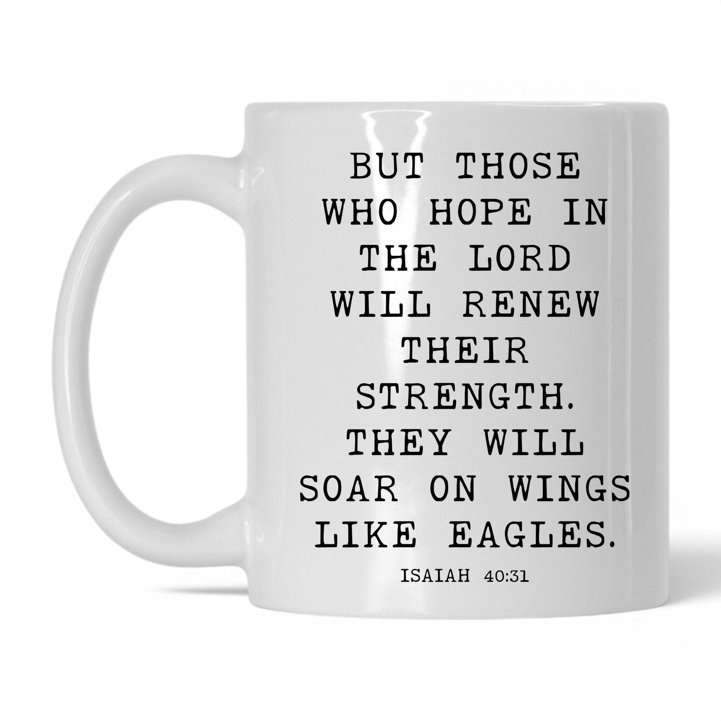 Wings Like Eagles Mug – 11oz White Mug