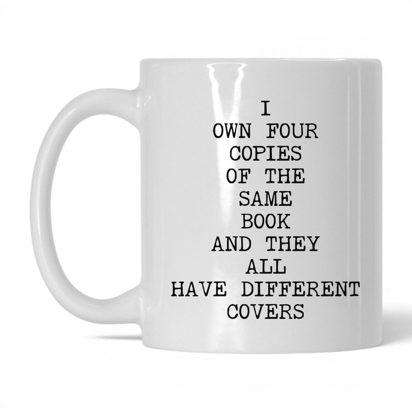 Four Copies Different Covers Coffee Mug