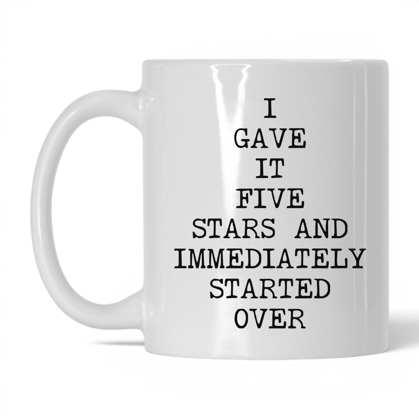 Five Stars Started Over Coffee Mug
