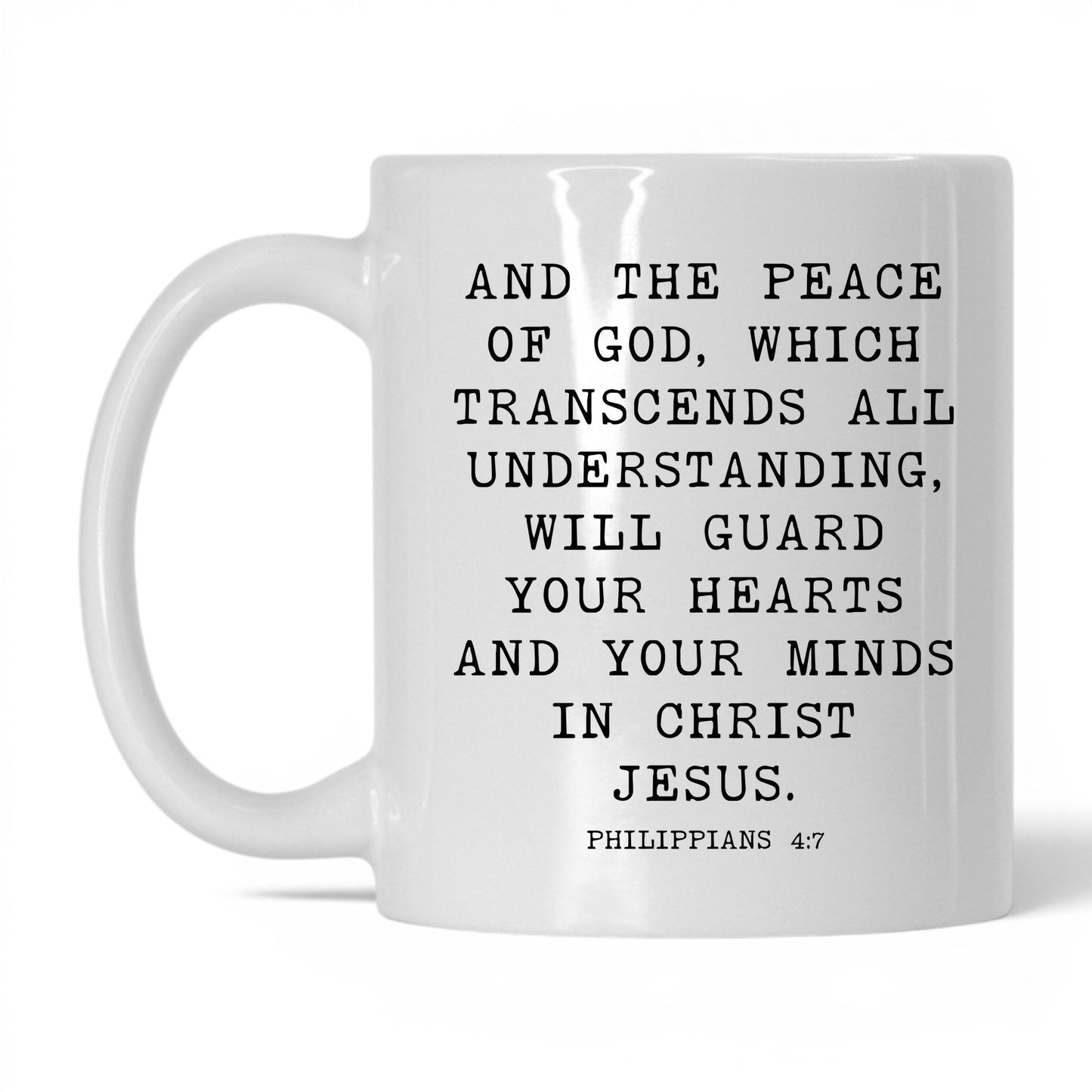 Peace of God Mug – 15oz White/Midnight Blue Mug
