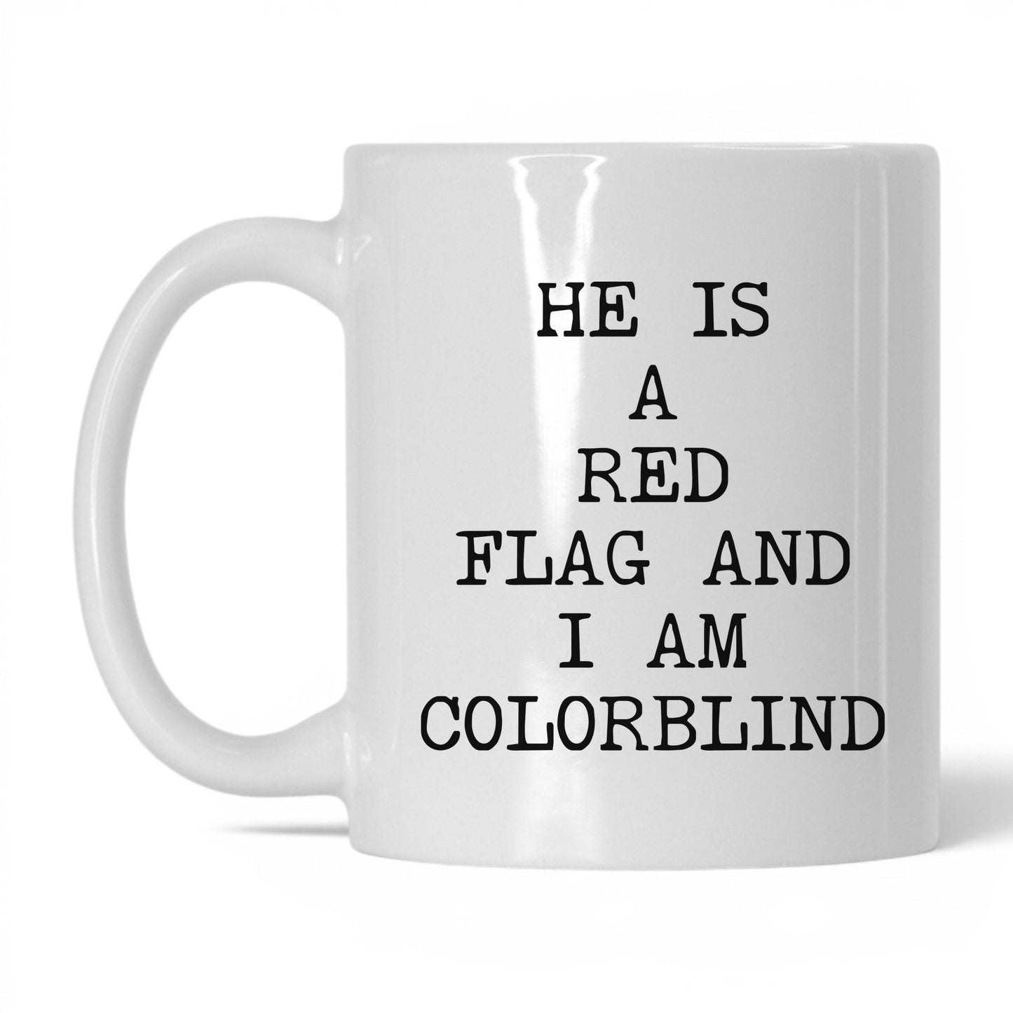 Red Flag and Colorblind Coffee Mug