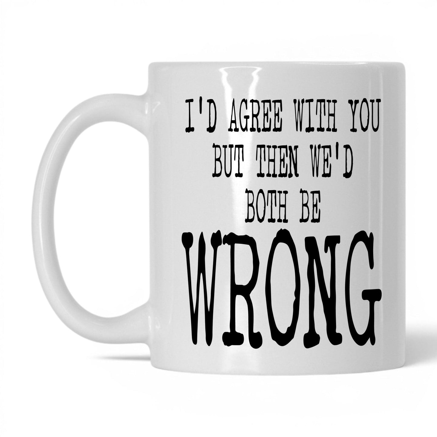 Right Amount of Wrong Coffee Mug – 11oz White Mug