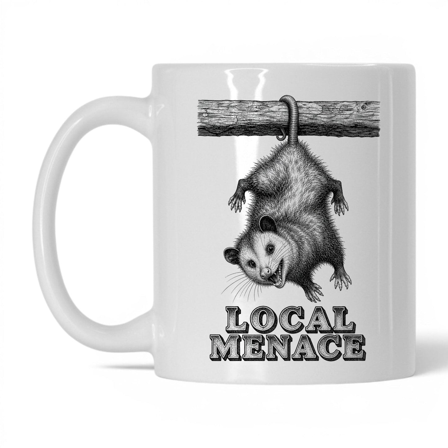 Local Menace Opossum Coffee Mug