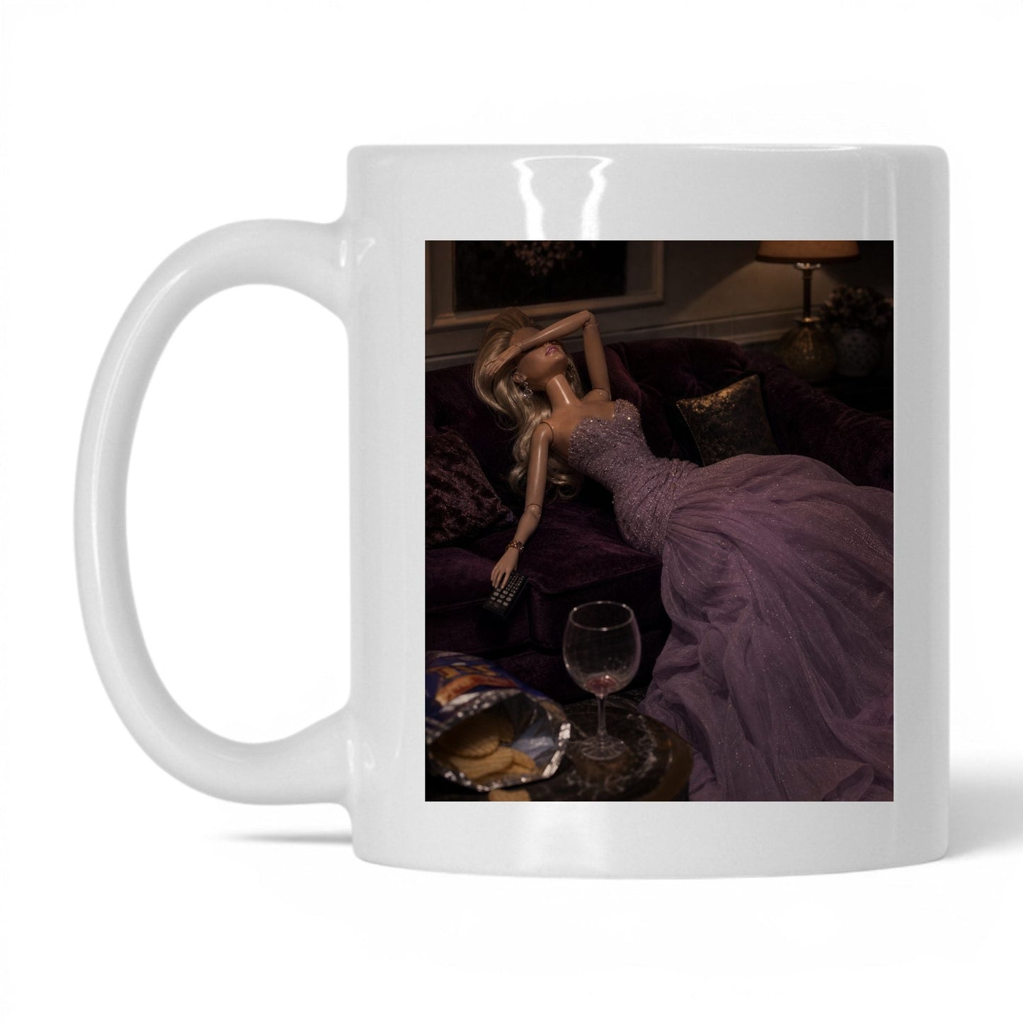 Resting Doll Face Coffee Mug