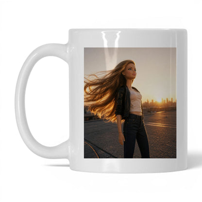 Main Character Doll Face Coffee Mug