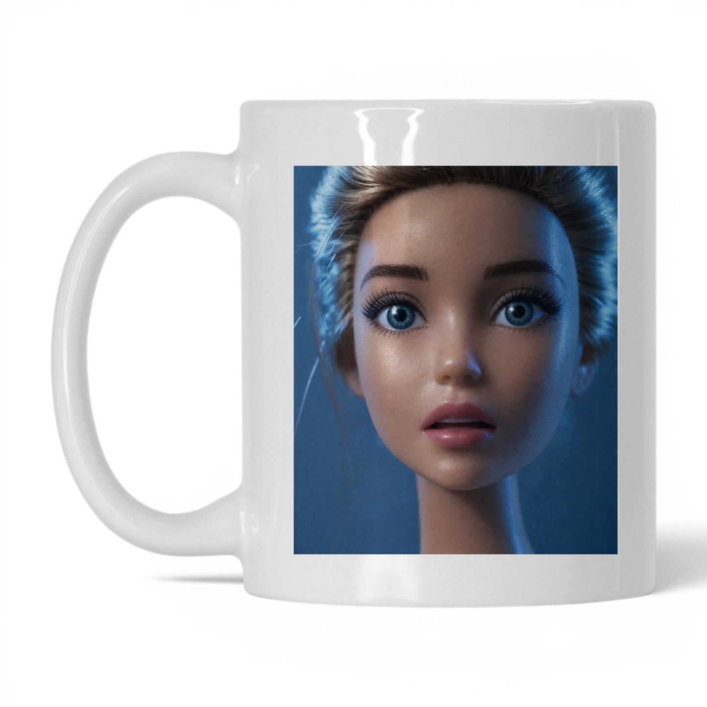 Anxious Doll Face Coffee Mug