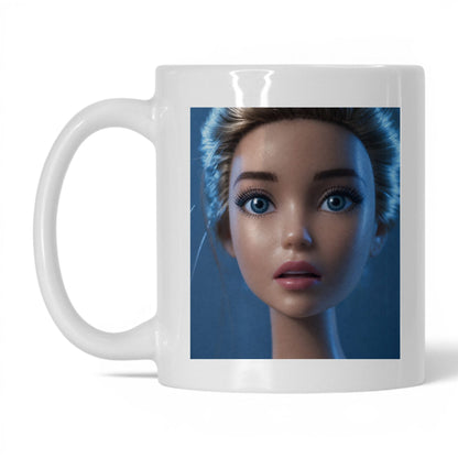 Anxious Doll Face Coffee Mug