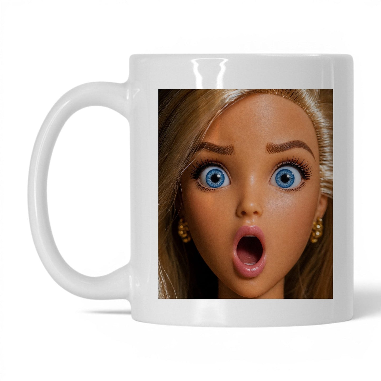 Offended Doll Face Coffee Mug