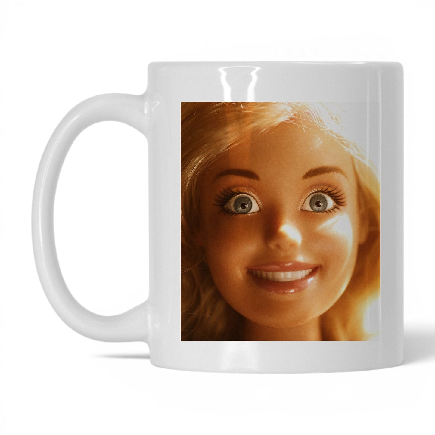 Unhinged Doll Face Coffee Mug