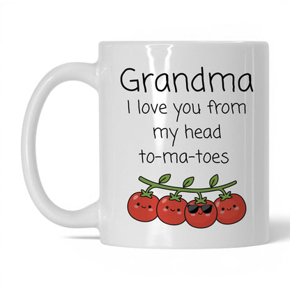 Grandma to Ma Toes Mug – 11oz White Mug