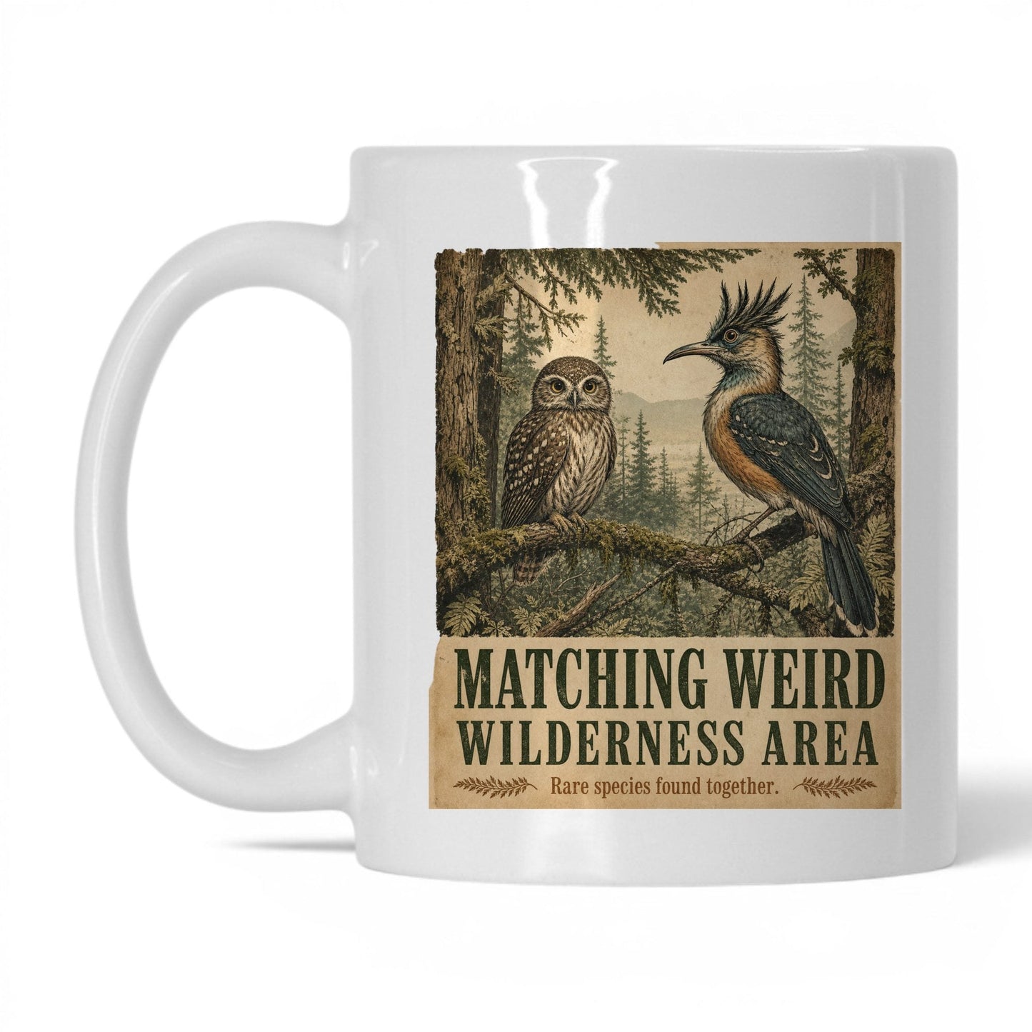 Matching Weird Wilderness Area Mug – 11oz White Mug