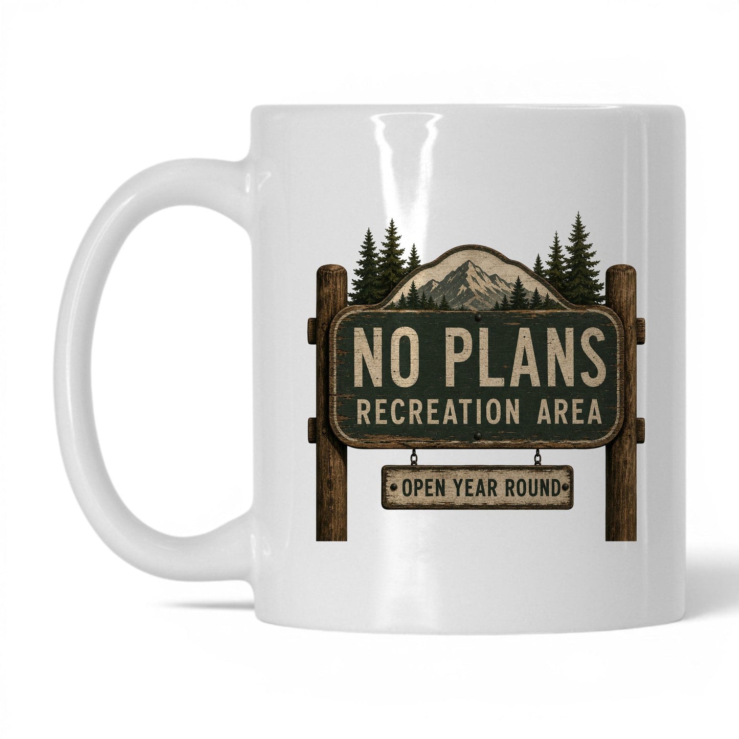 No Plans Recreation Area Mug – 11oz White Mug