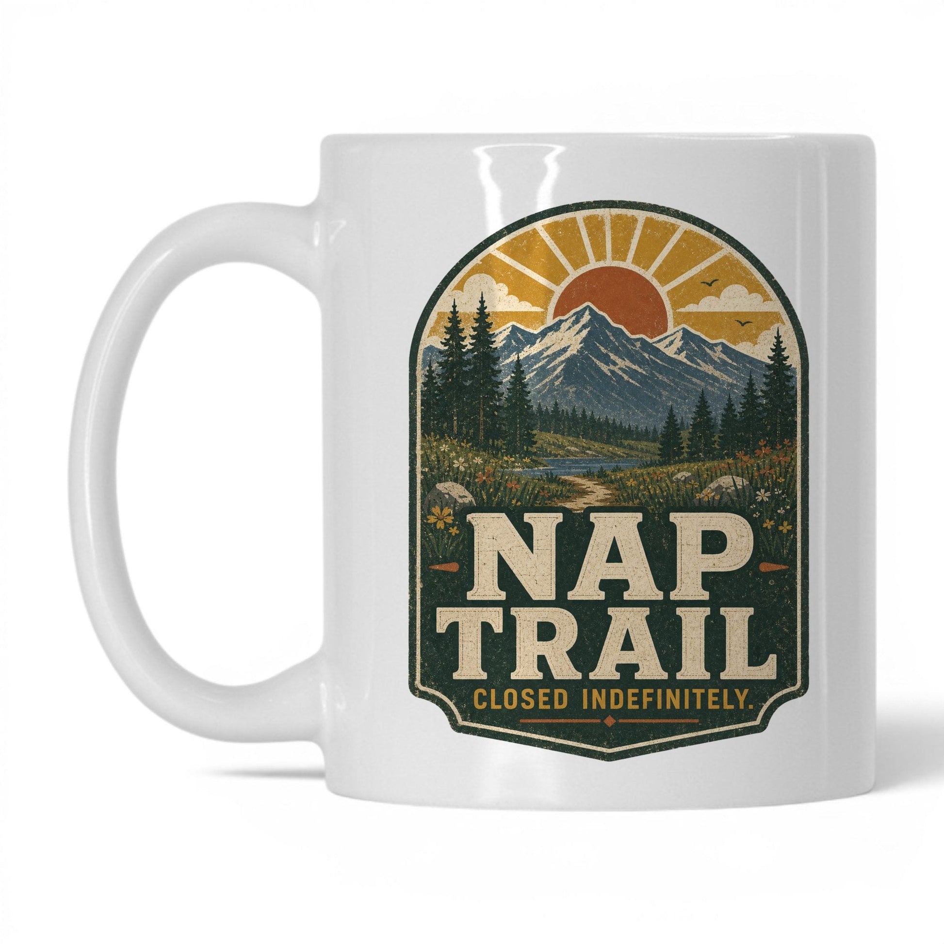 Nap Trail Mug – 11oz White Mug