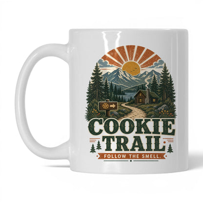 Cookie Trail Mug – 11oz White Mug