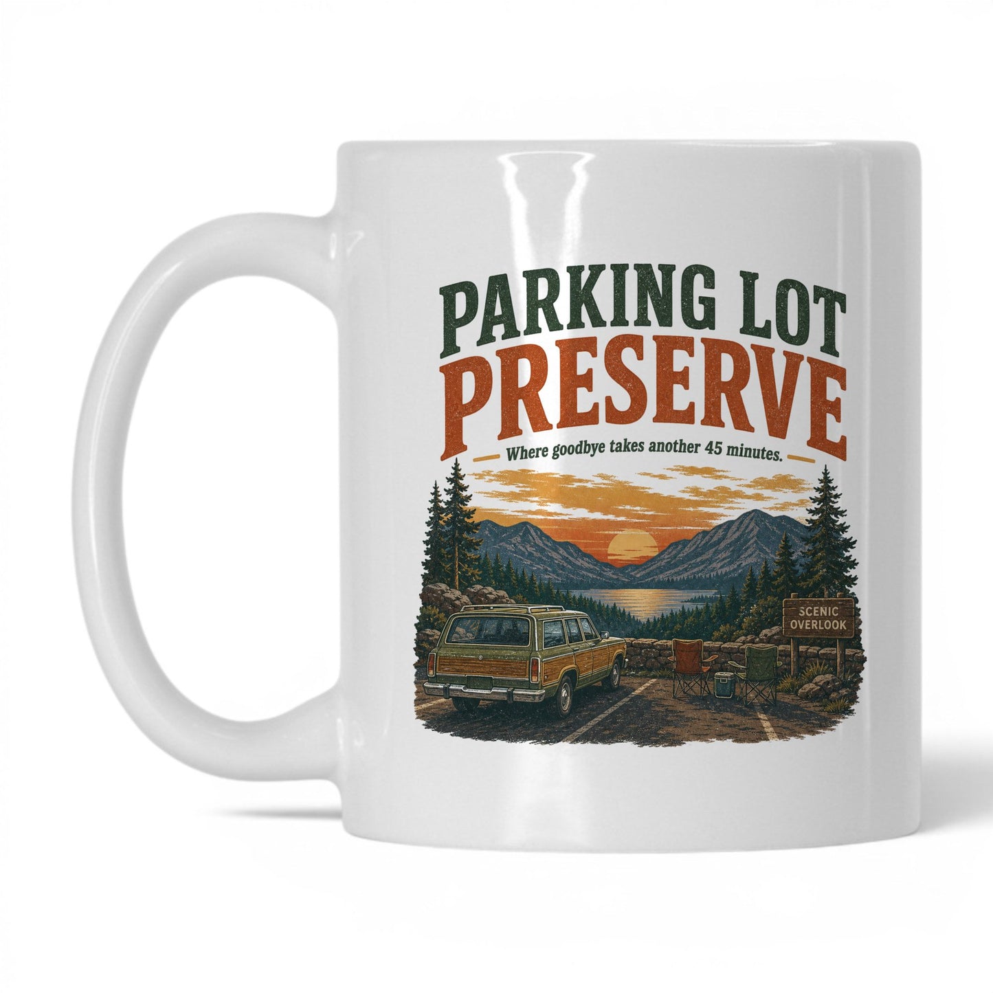 Parking Lot Preserve Mug – 11oz White Mug
