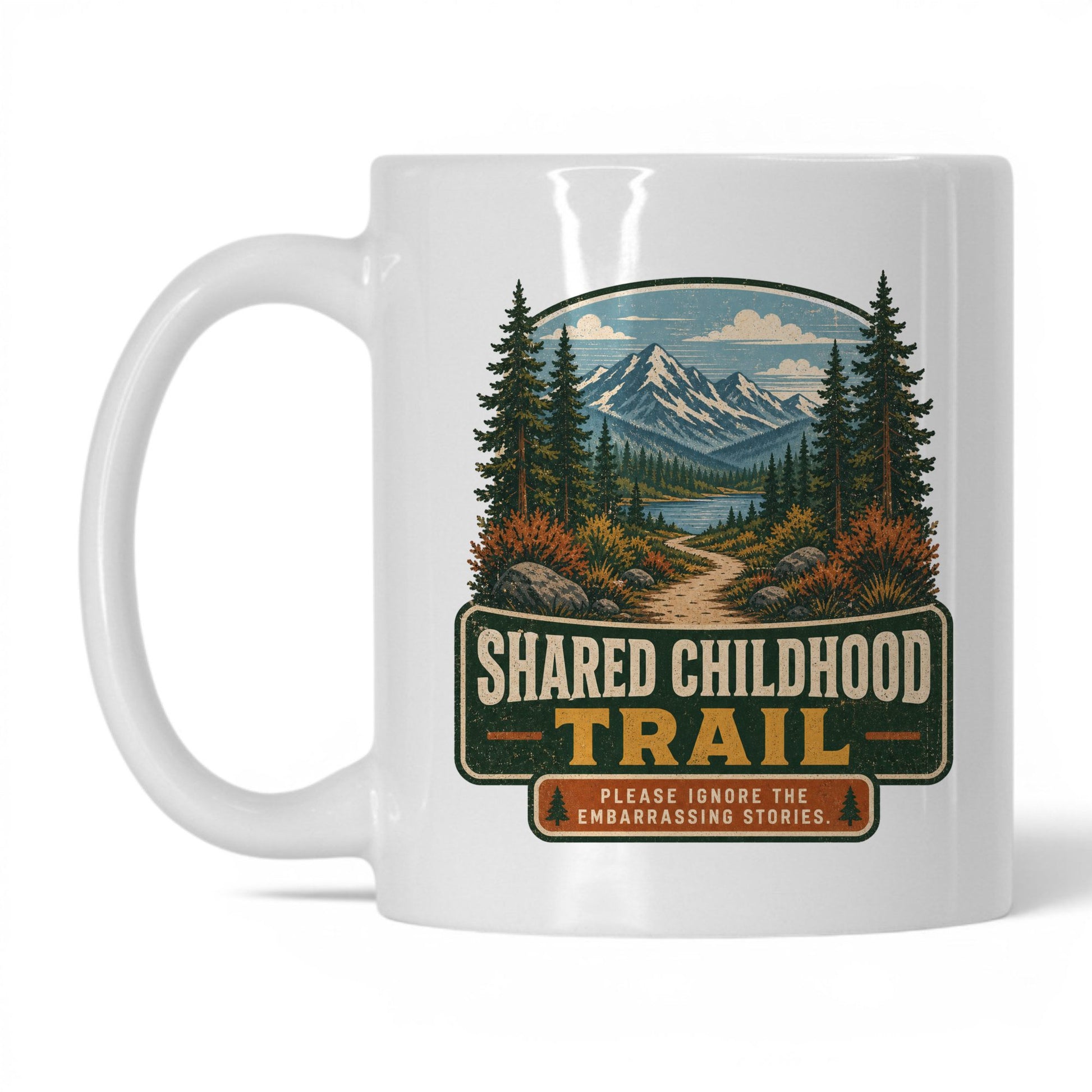 Shared Childhood Trail Mug – 11oz White Mug