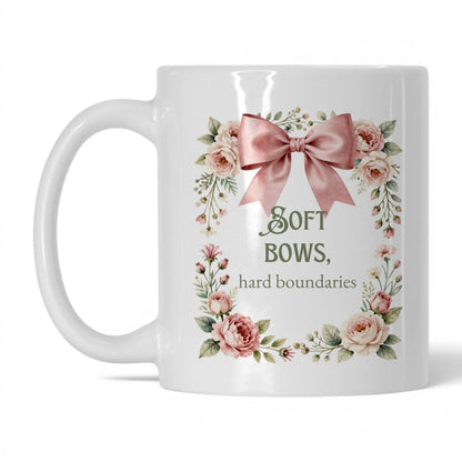 Soft Bows Hard Boundaries Coffee Mug