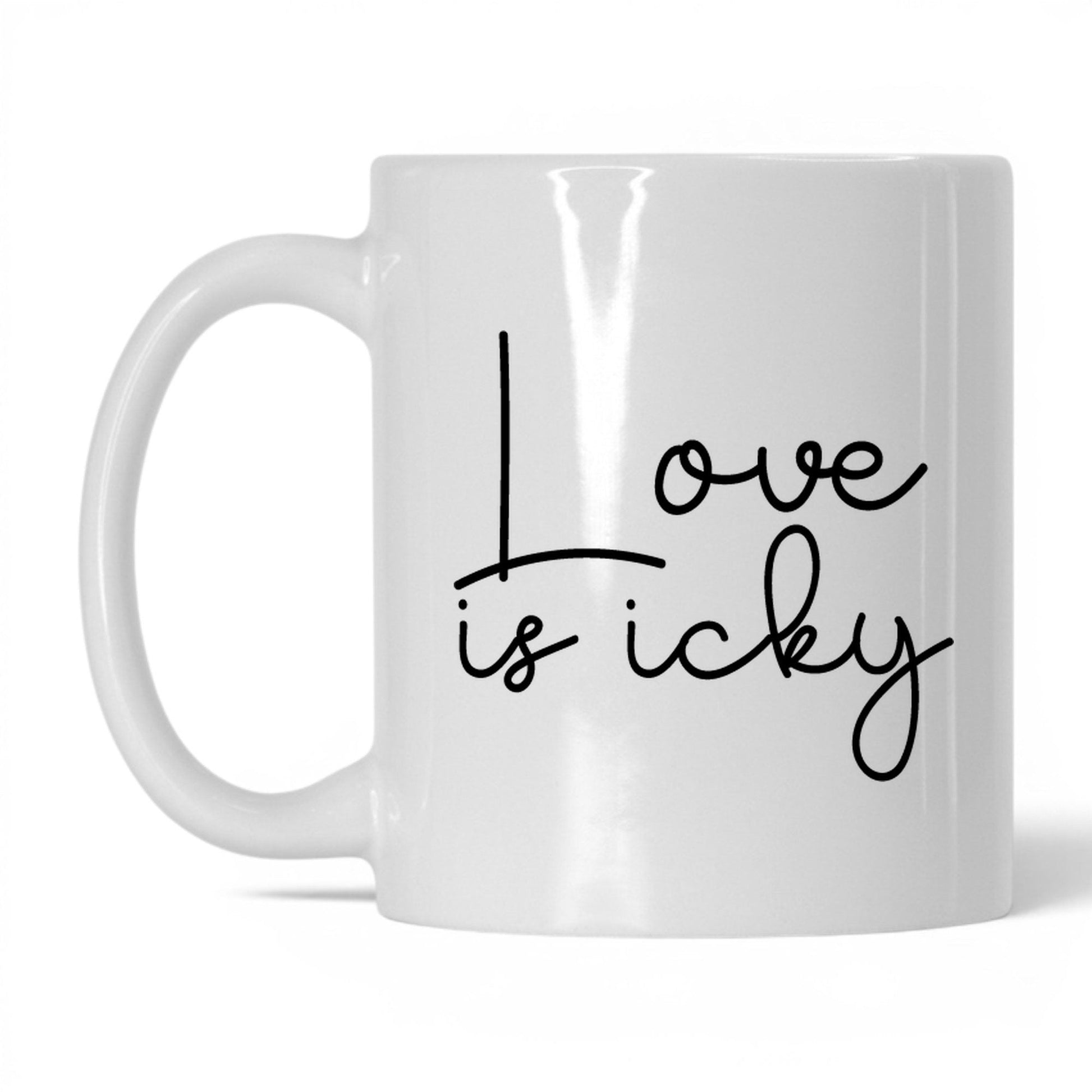 Love Is Icky Mug – 11oz White Mug