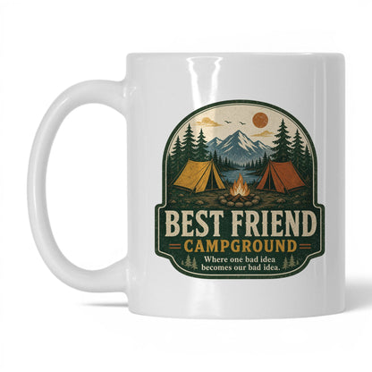 Best Friend Campground Mug – 11oz White Mug