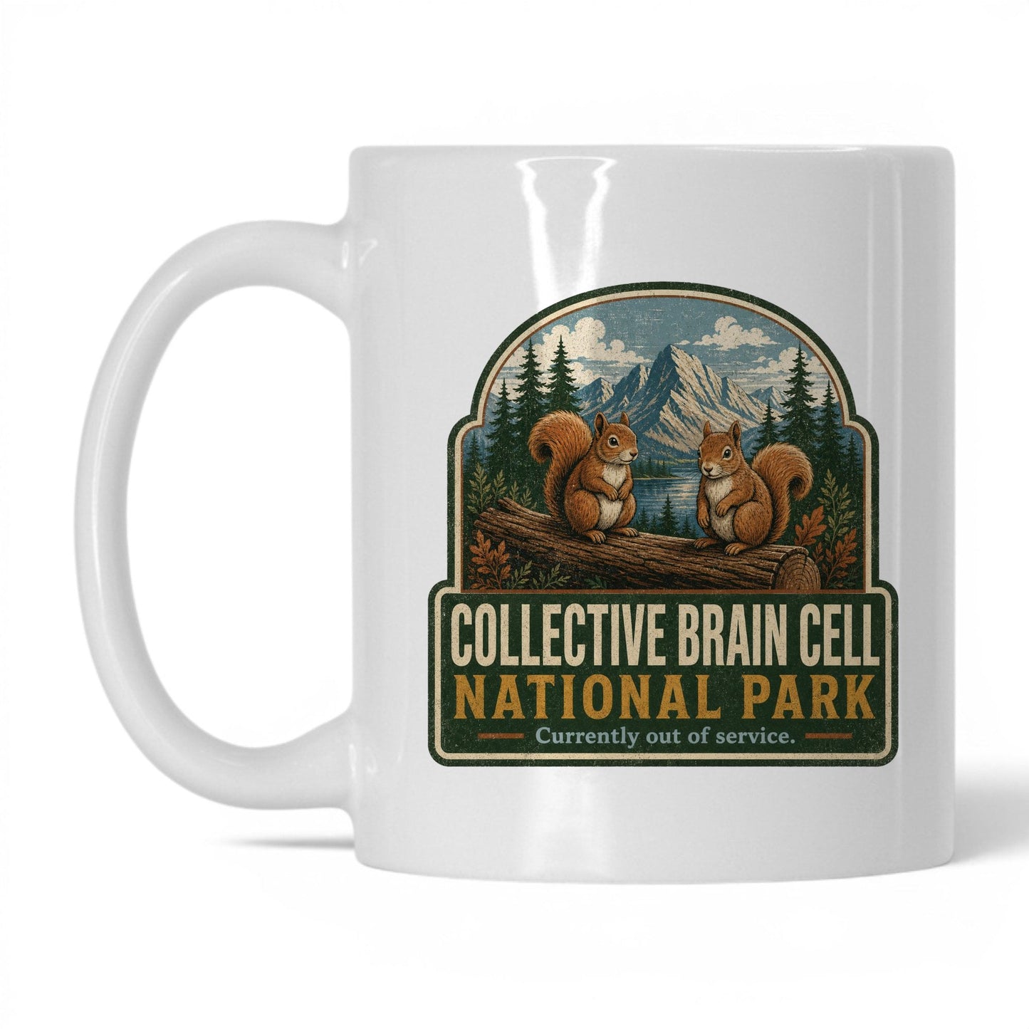Collective Brain Cell Park Mug – 11oz White Mug