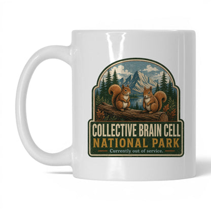 Collective Brain Cell Park Mug – 11oz White Mug