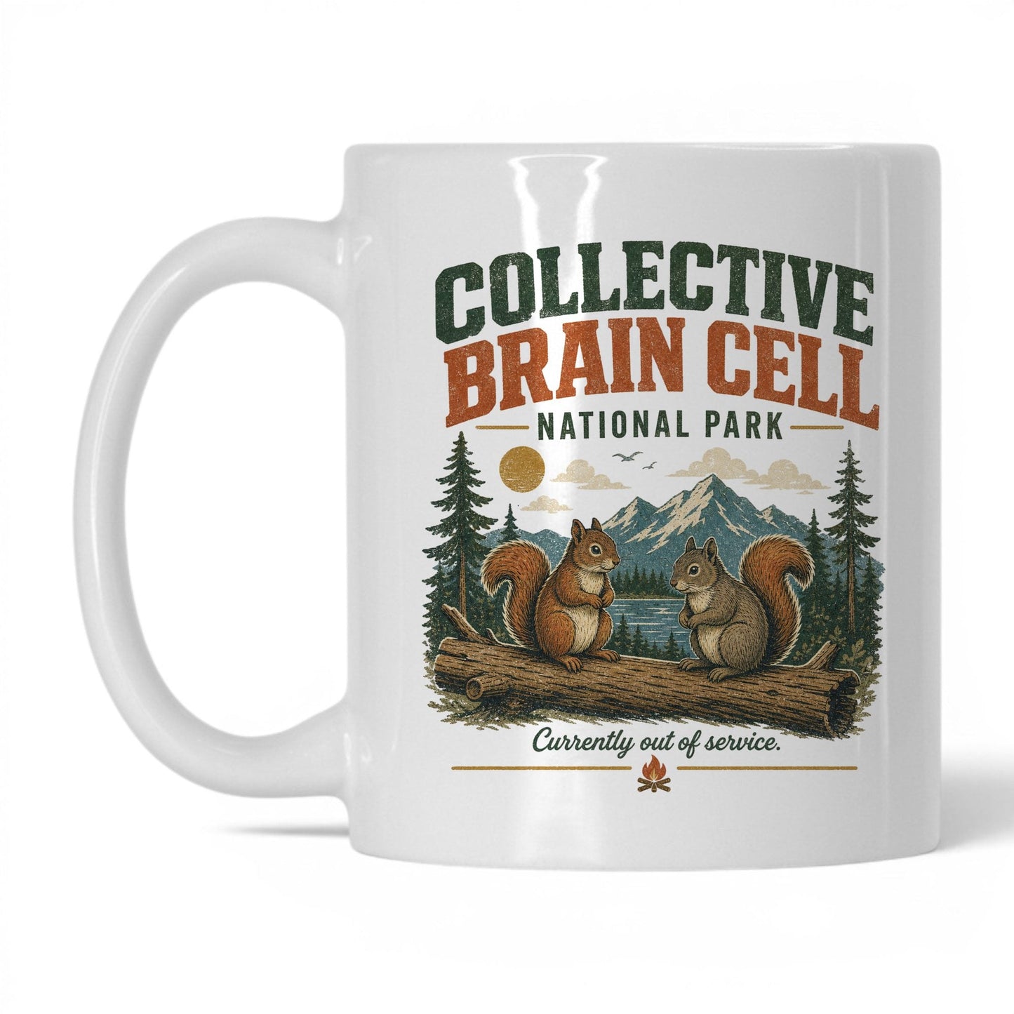 Collective Brain Cell National Park Mug – 11oz White Mug