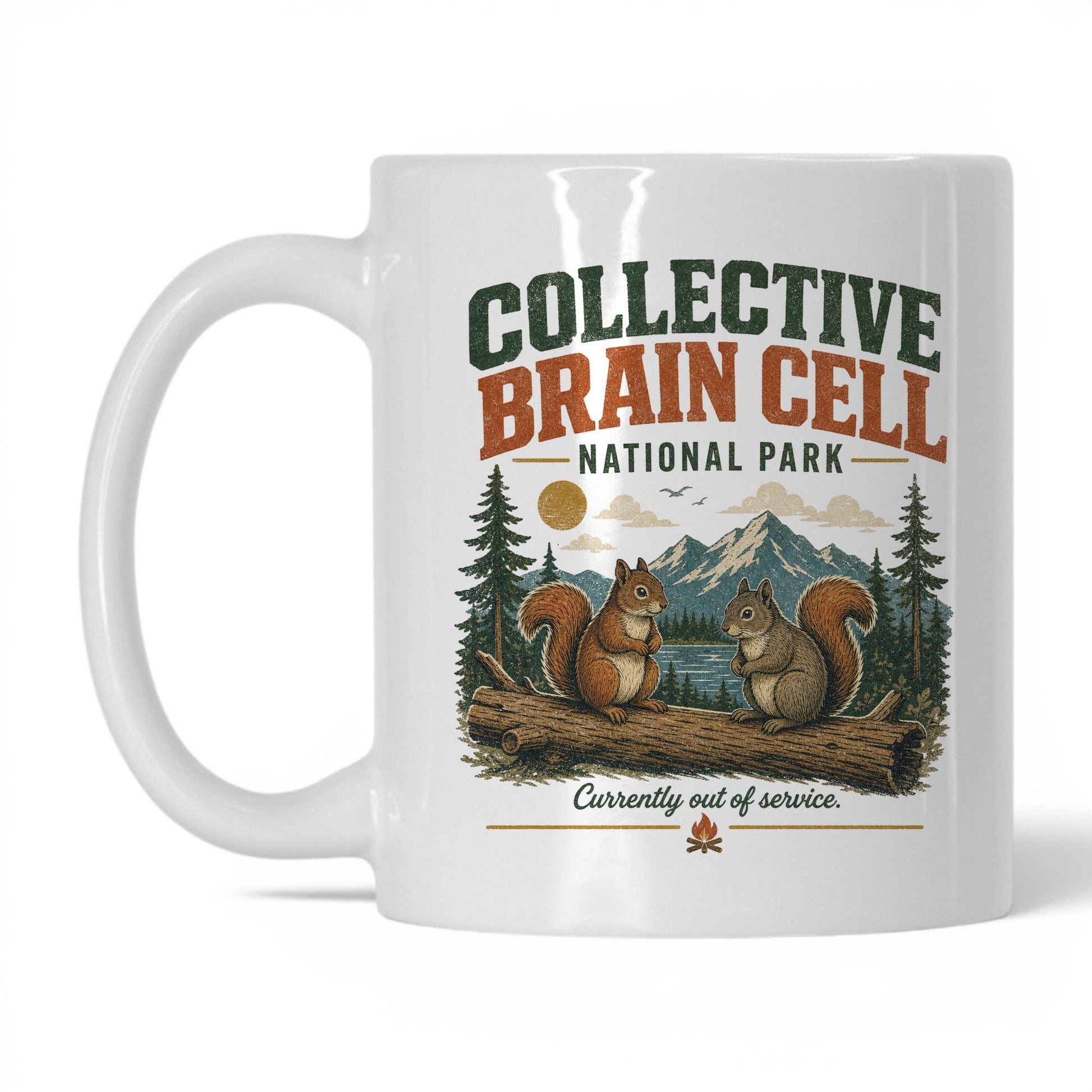 Collective Brain Cell National Park Mug – 11oz White Mug