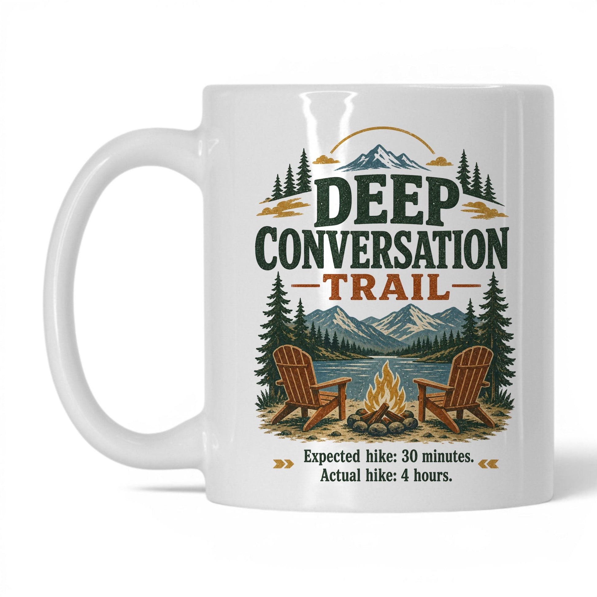 Deep Conversation Trail Mug – 11oz White Mug