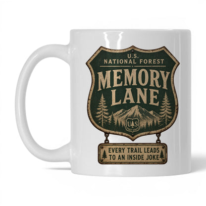 Memory Lane National Park Mug – 11oz White Mug