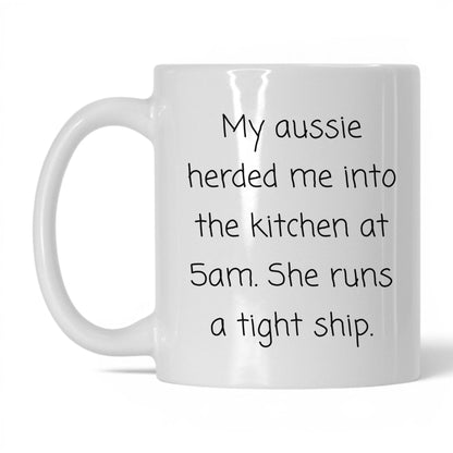 Australian Shepherd Dog Mom Mug – 11oz White Mug