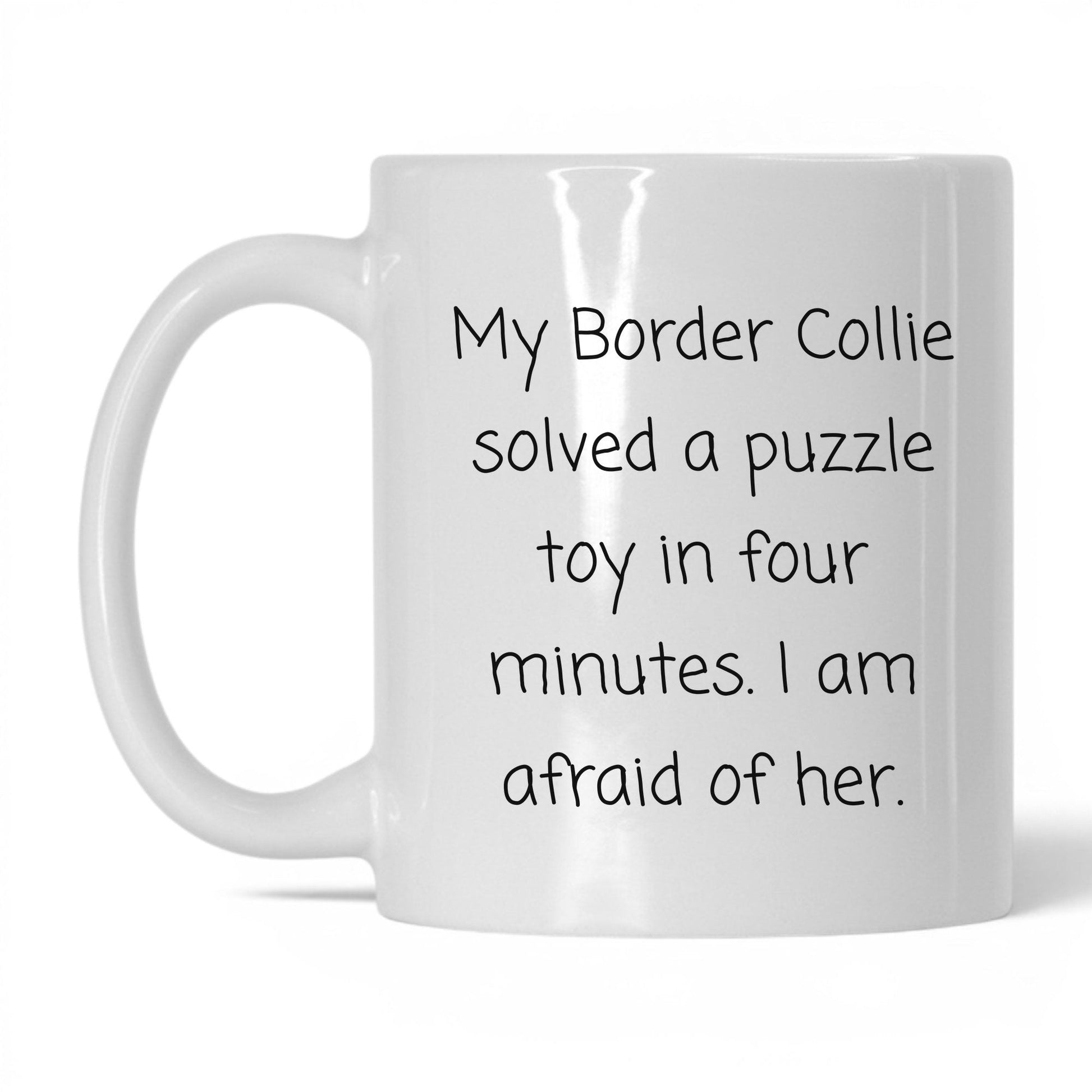 Border Collie Dog Mom Mug – 11oz White Mug