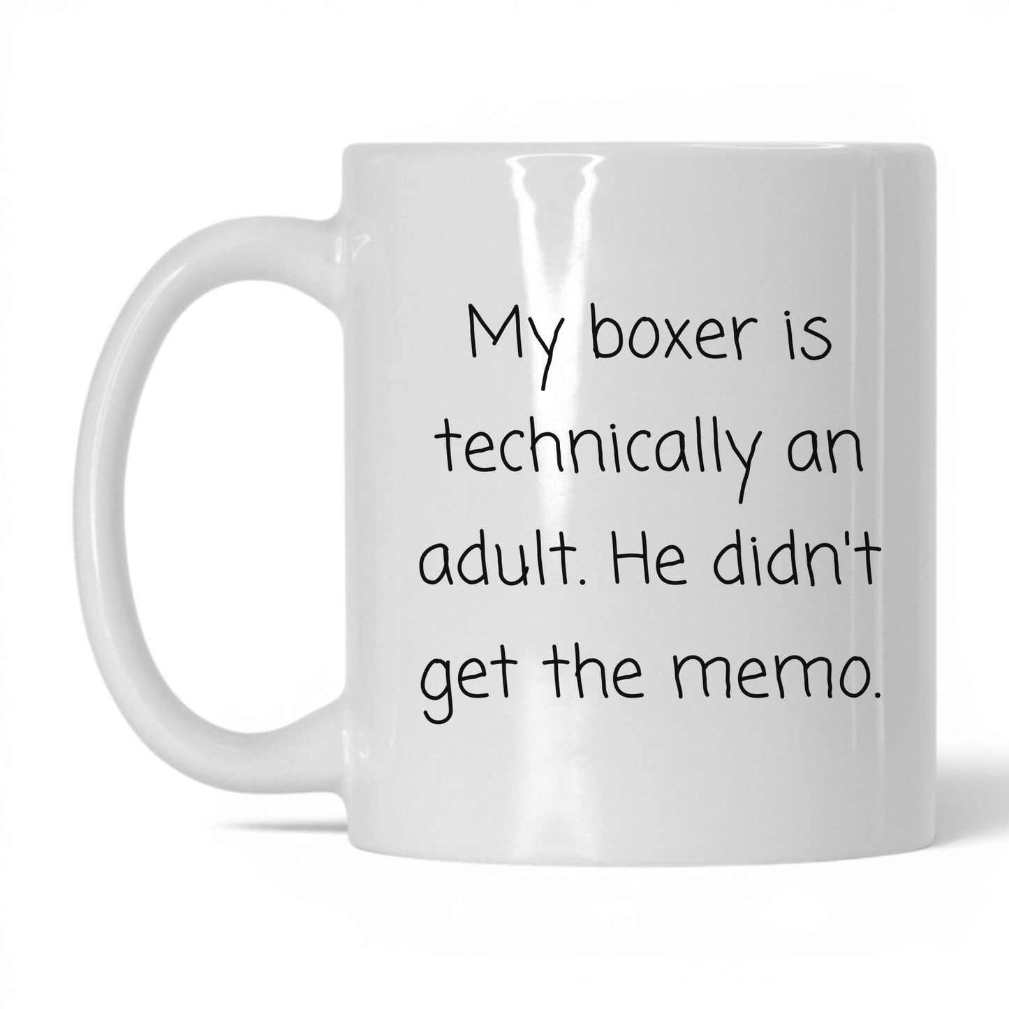 Boxer Dog Lover Mug – 11oz White Mug