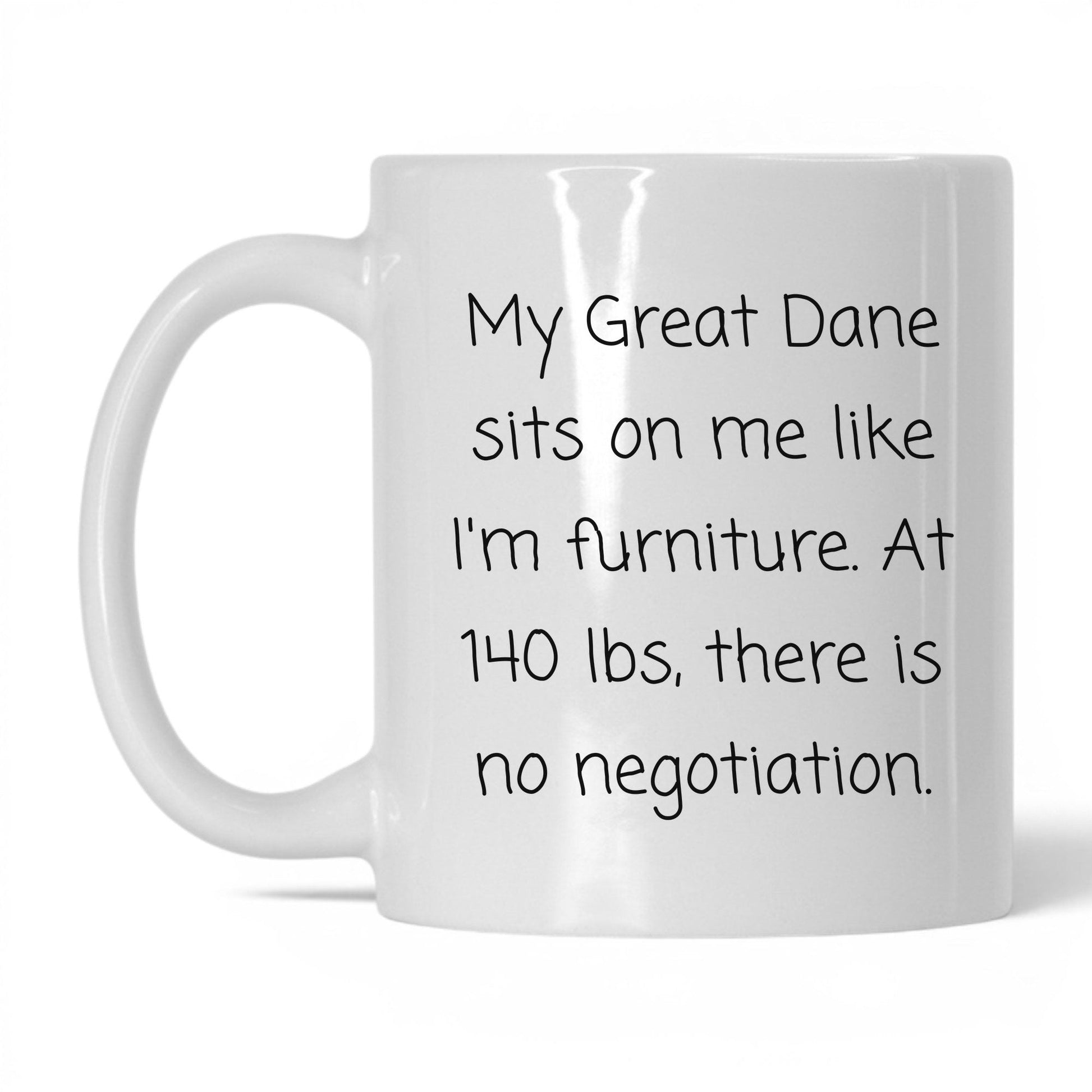 Sassy Great Dane Mug – 11oz White Mug
