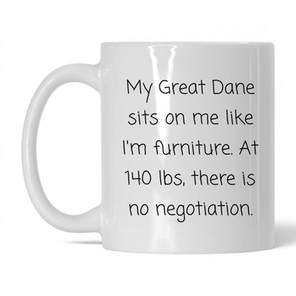Sassy Great Dane Mug – 11oz White Mug