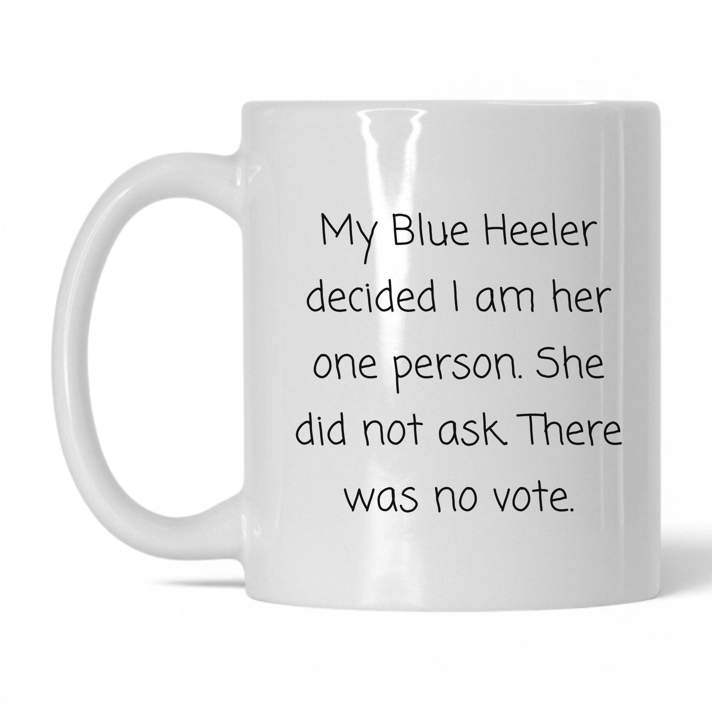 Blue Heeler Dog Mom Mug – 11oz White Mug