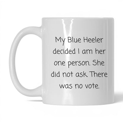 Blue Heeler Dog Mom Mug – 11oz White Mug