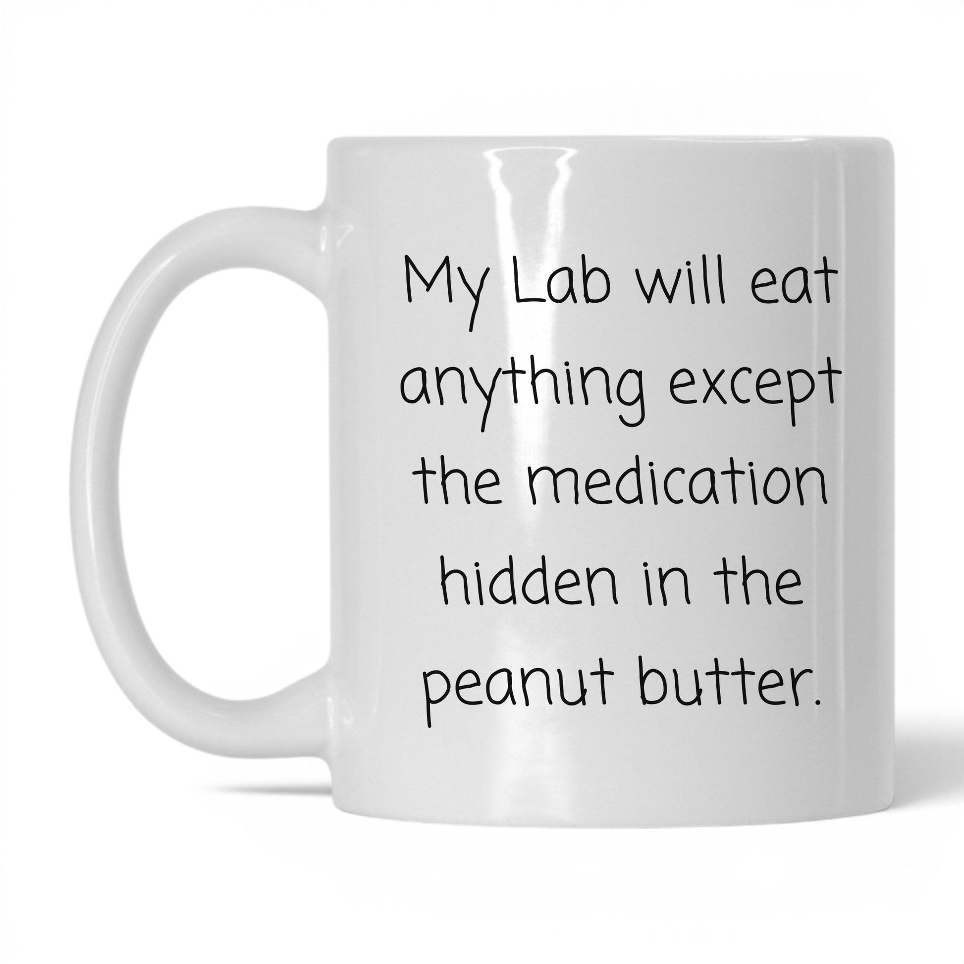 Sassy Labrador Mug – 11oz White Mug