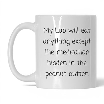 Sassy Labrador Mug – 11oz White Mug