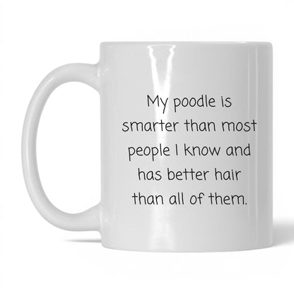 Poodle Dog Mom Mug – 11oz White Mug