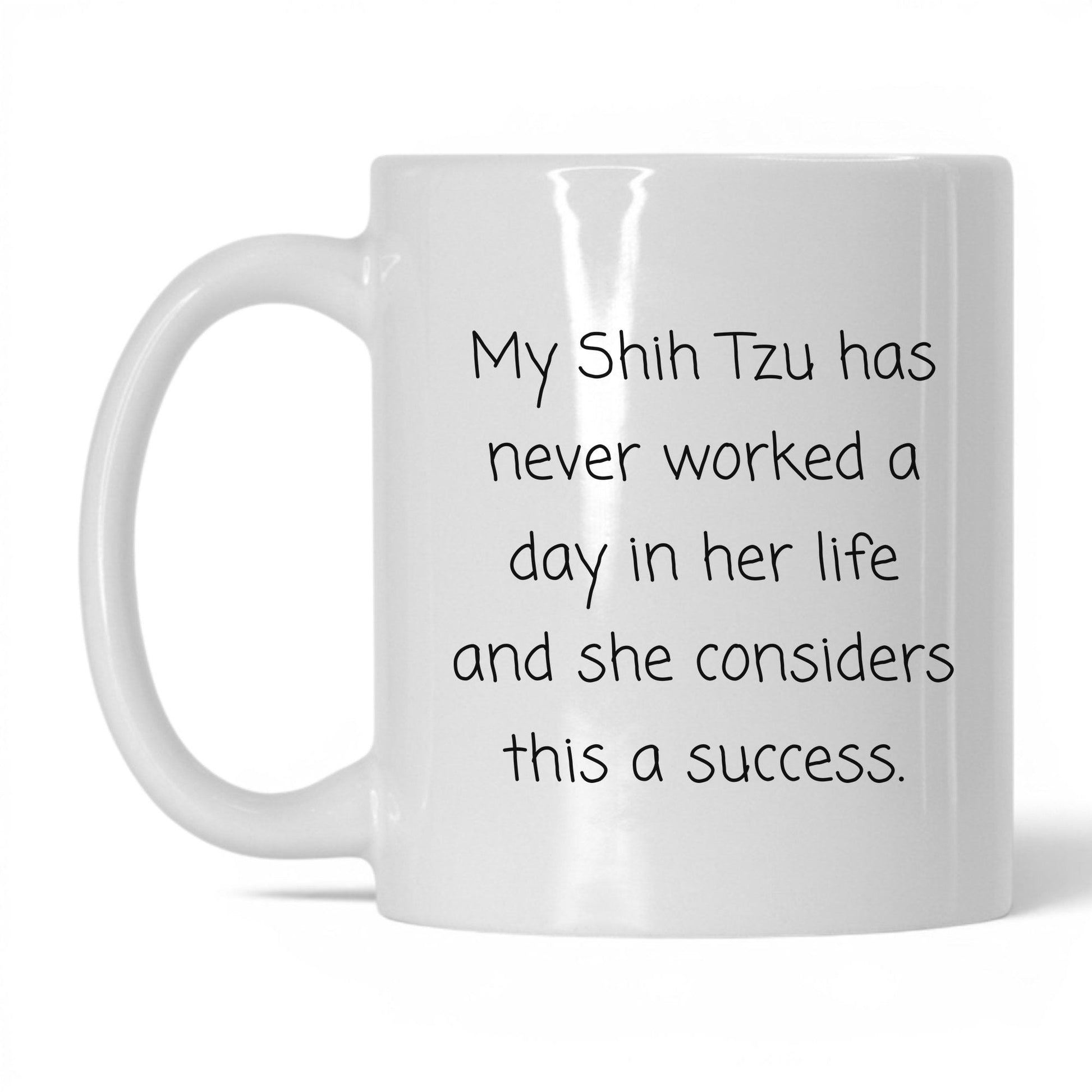 Shih Tzu Dog Mom Mug – 11oz White Mug